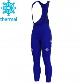 Trägerhose Lange 2021 Groupama-FDJ Winter Thermal Fleece N001